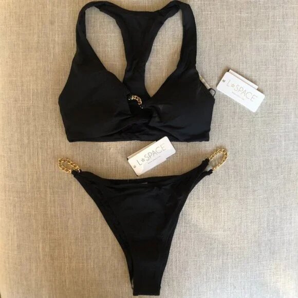 L*Space Racerback Jaylo top + Van Damme bottom (size XL) NWT - Picture 7 of 9